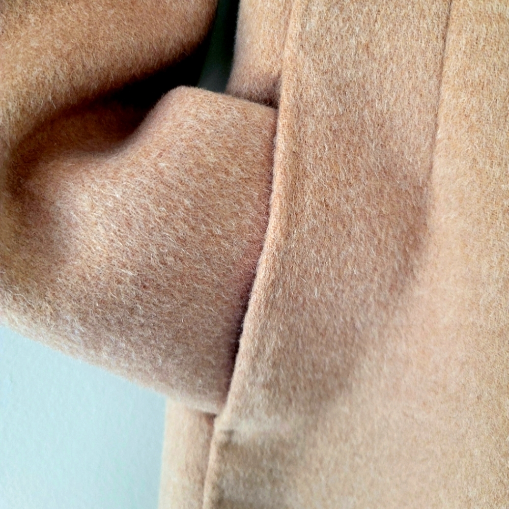 Banana Republic Belted Short Wool Coat with Pockets, M - Picture 12 of 16
